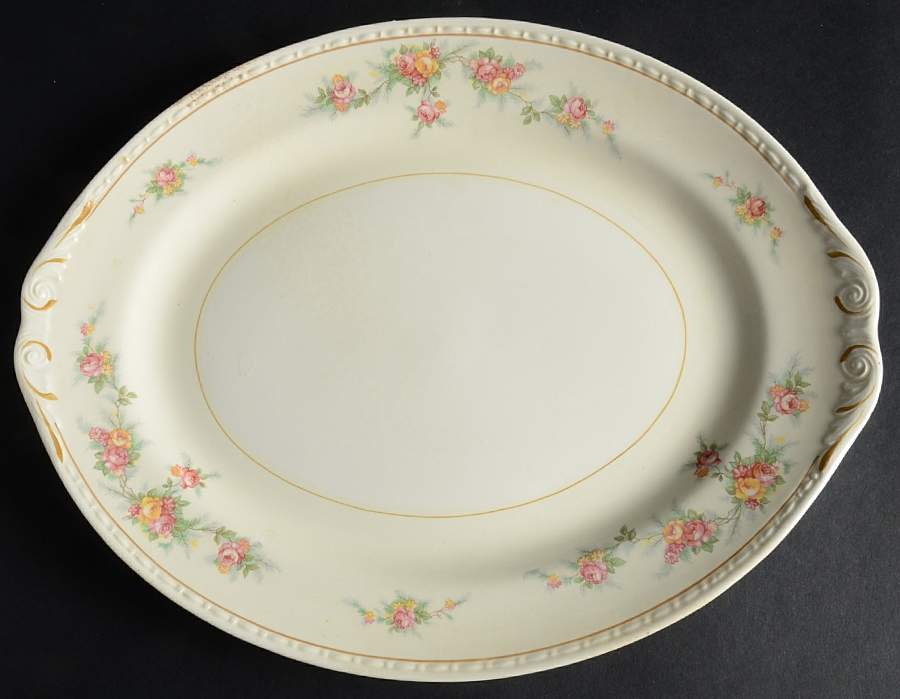 G3370 13" Oval Serving Platter by Homer Laughlin -1