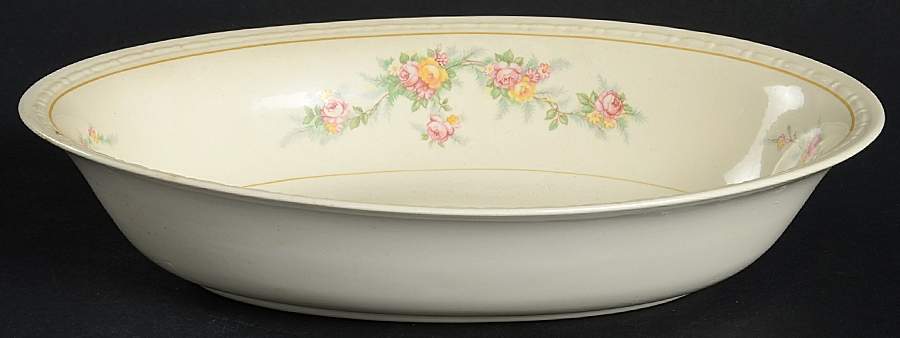 G3370 9" Oval Vegetable Bowl by Homer Laughlin -1