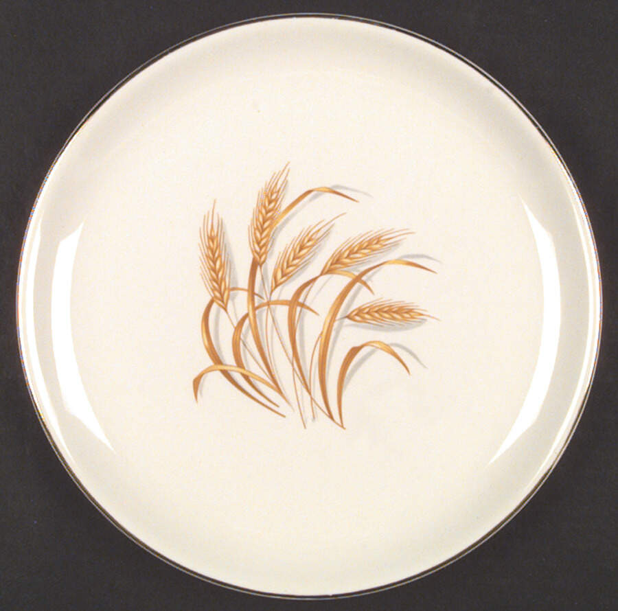 Golden Wheat Dinner Plate by Homer Laughlin -1