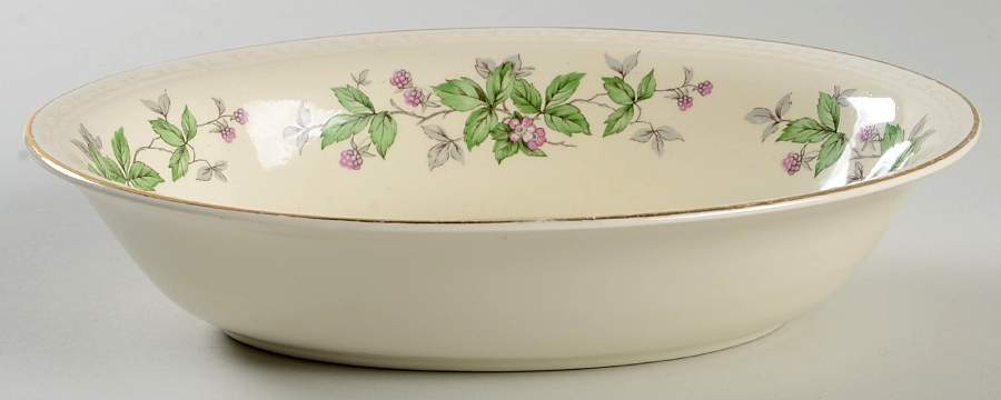 Greenbriar 9" Oval Vegetable Bowl by Homer Laughlin -1