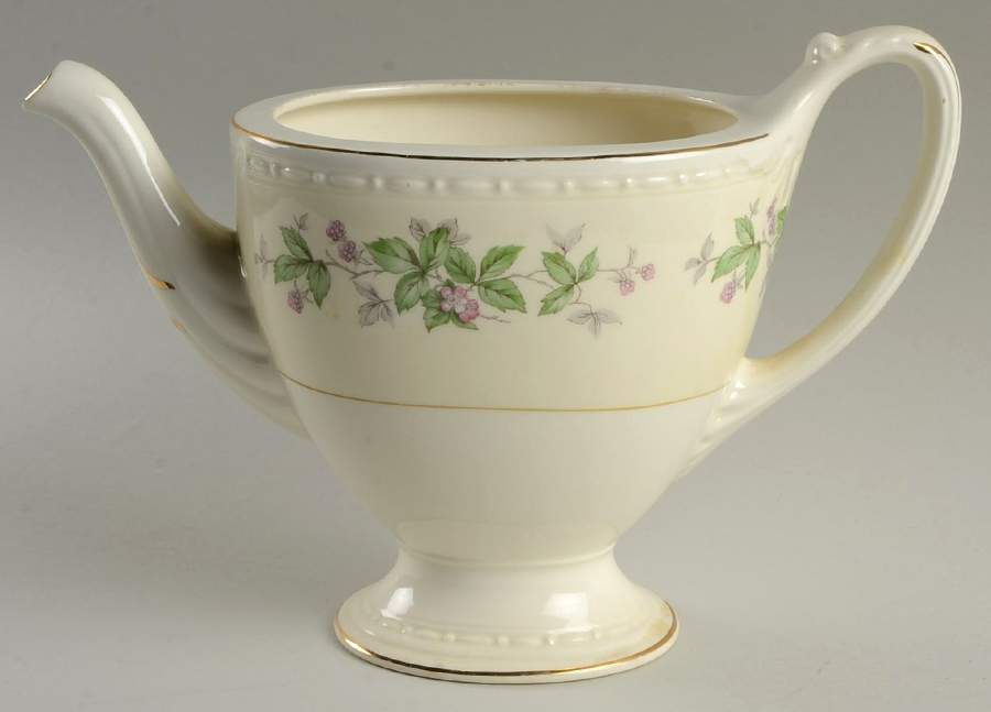 Greenbriar Teapot No Lid by Homer Laughlin -1