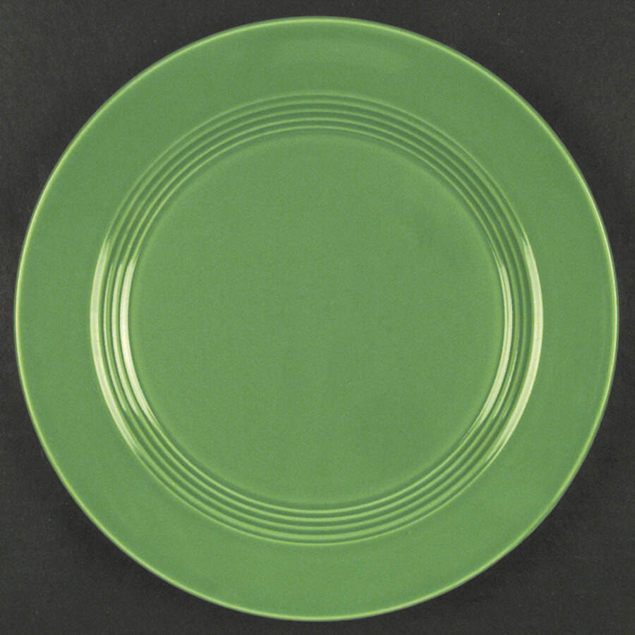 Harlequin Medium Green (Older) Dinner Plate by Homer Laughlin -1