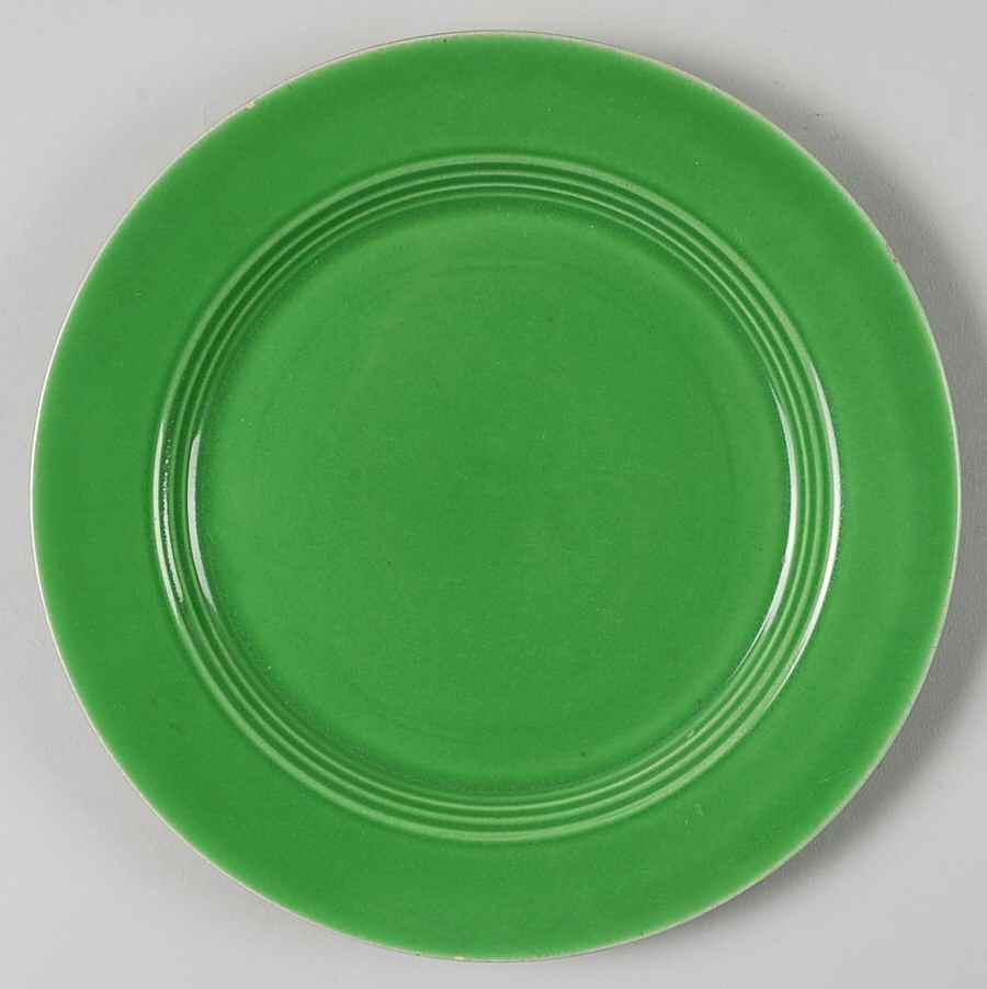 Harlequin Medium Green (Older) Salad Plate by Homer Laughlin -1