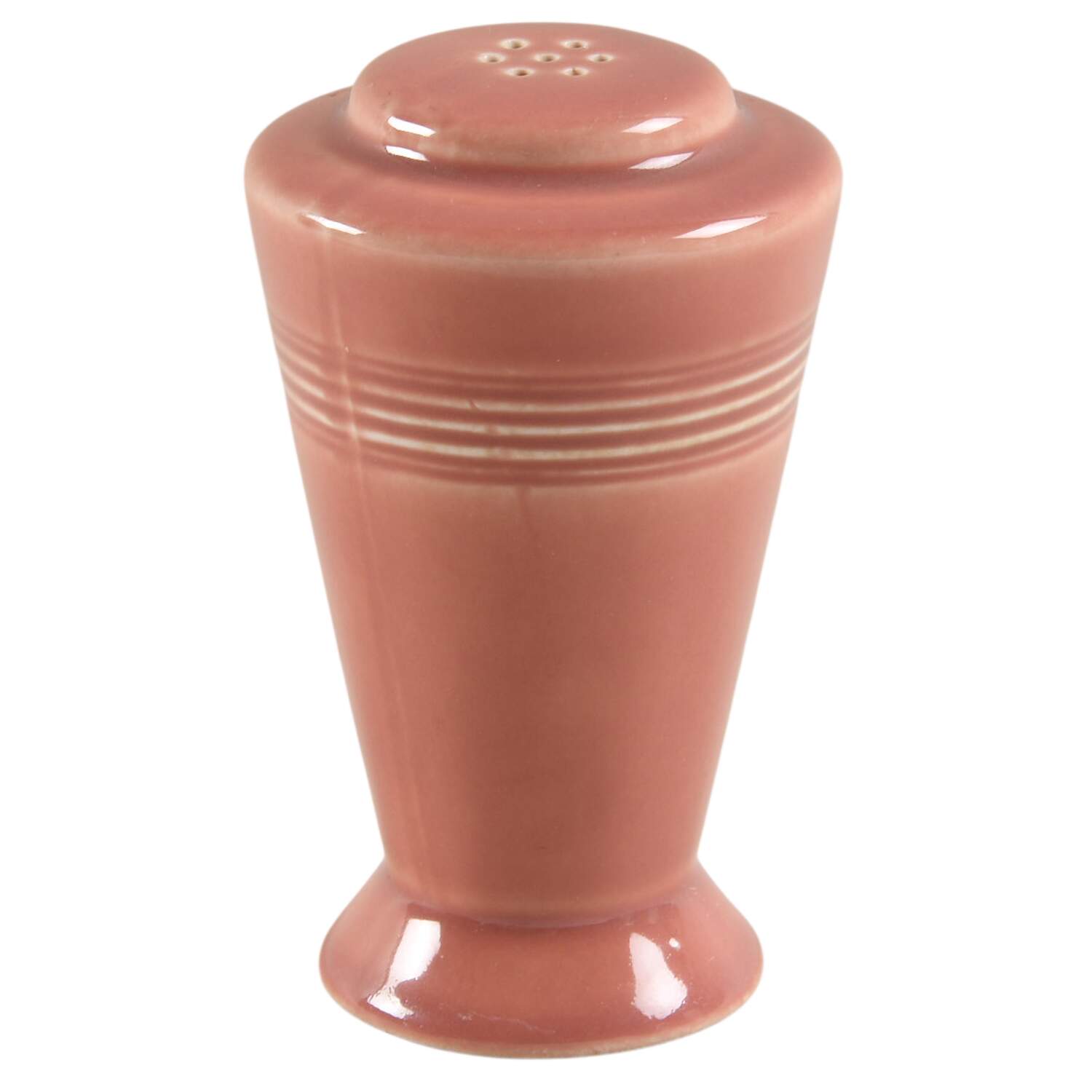 Harlequin Rose Salt Shaker by Homer Laughlin -1