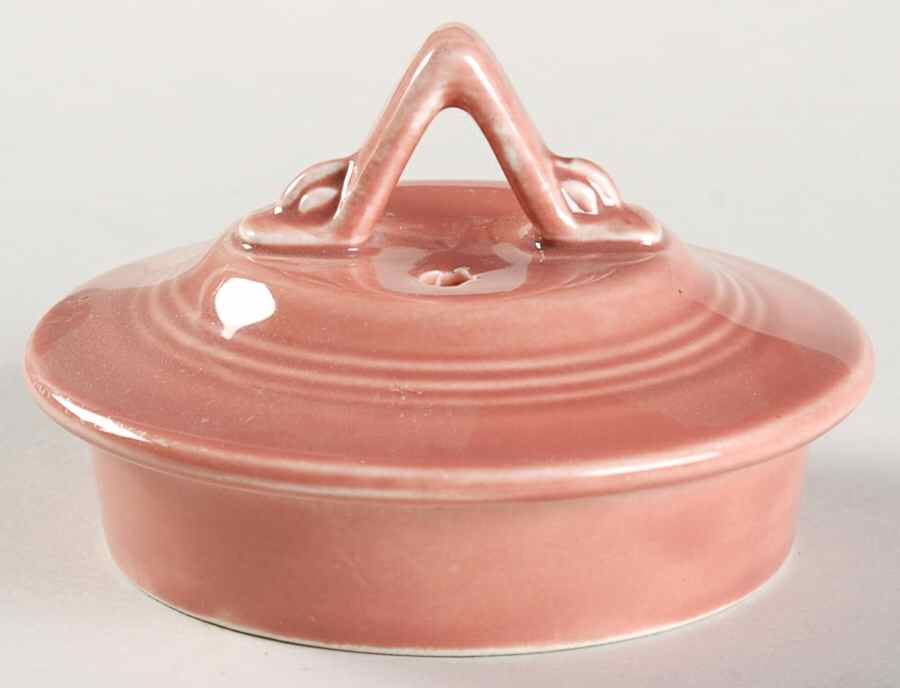Harlequin Rose Lid for Teapot by Homer Laughlin -1