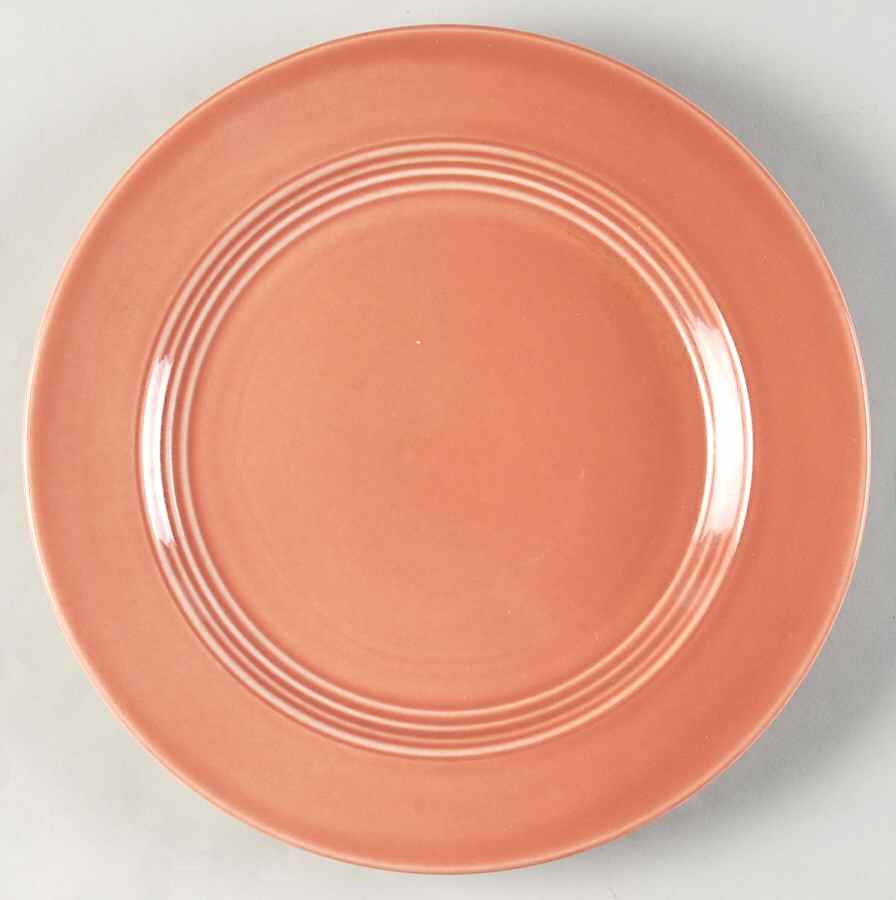 Harlequin Rose Luncheon Plate by Homer Laughlin -1