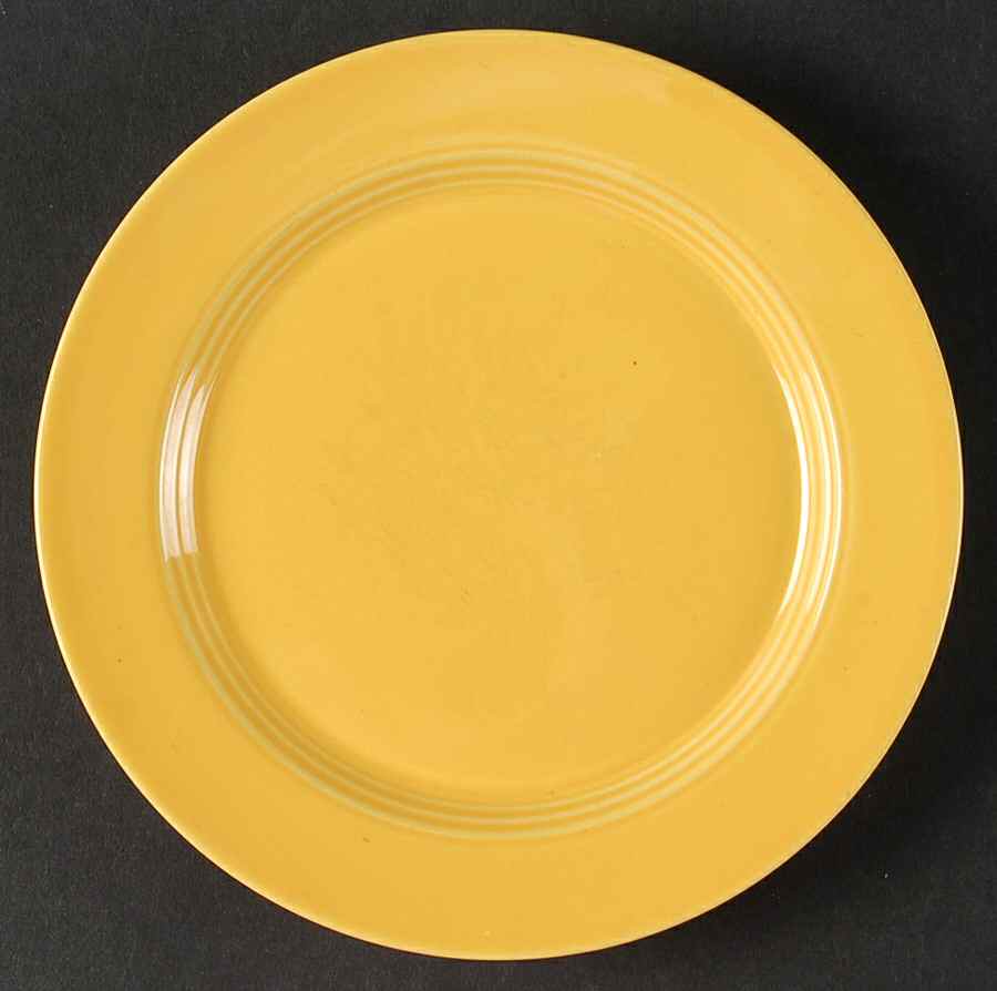 Harlequin Yellow (Older) Salad Plate by Homer Laughlin -1
