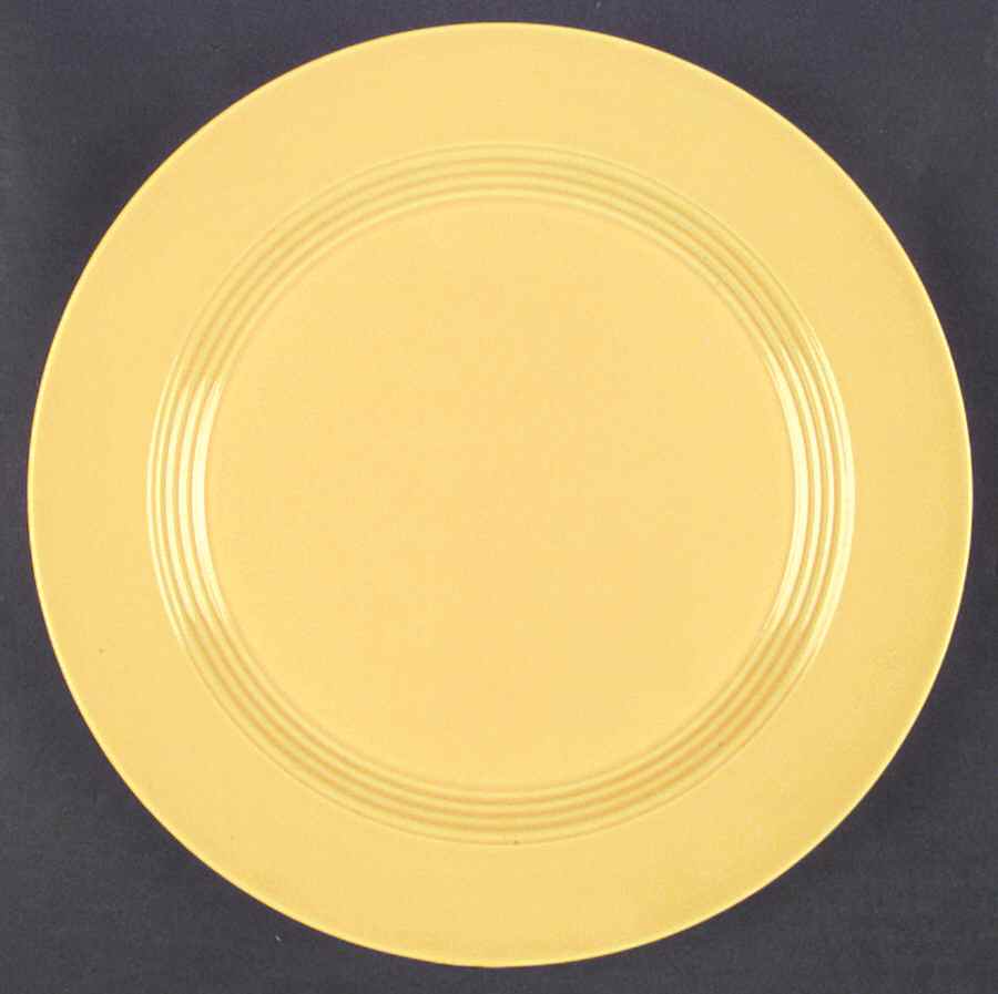 Harlequin Yellow (Newer) Dinner Plate by Homer Laughlin -1