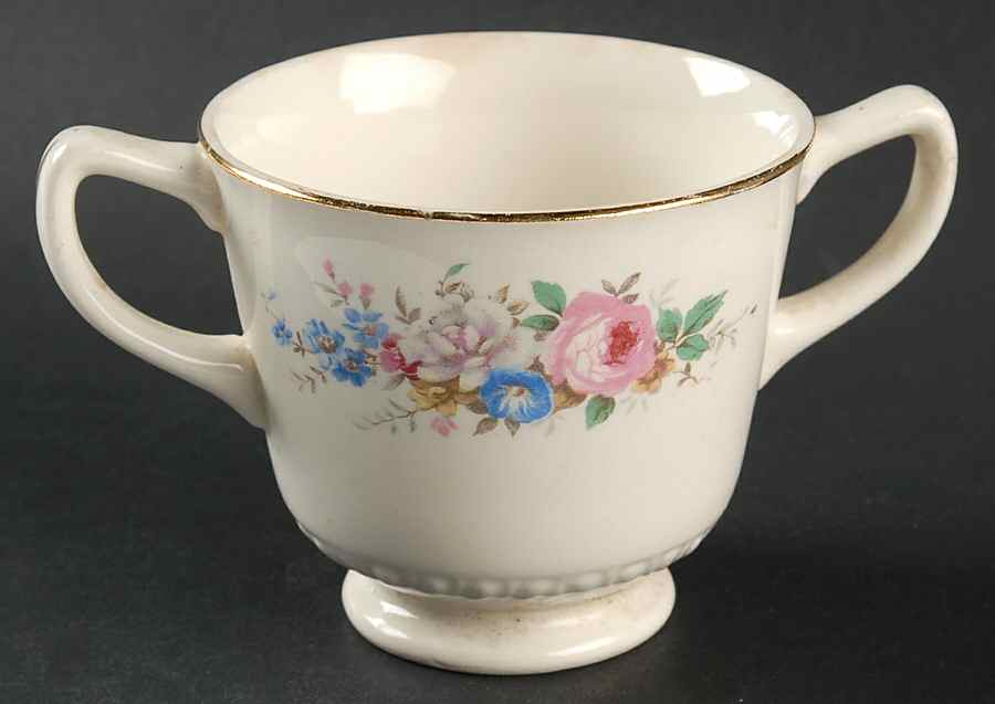 L612 Sugar Bowl No Lid by Homer Laughlin -1