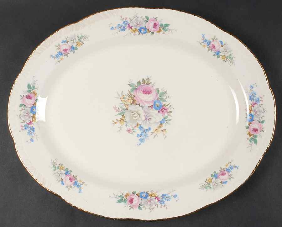 L612 13" Oval Serving Platter by Homer Laughlin -1