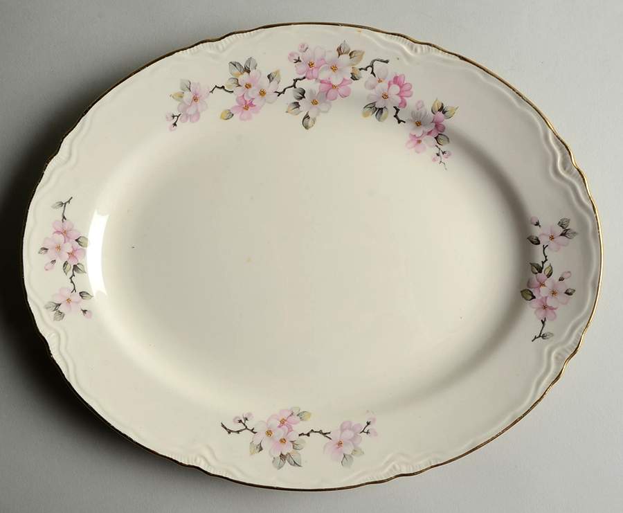 R5334 11" Oval Serving Platter by Homer Laughlin -1