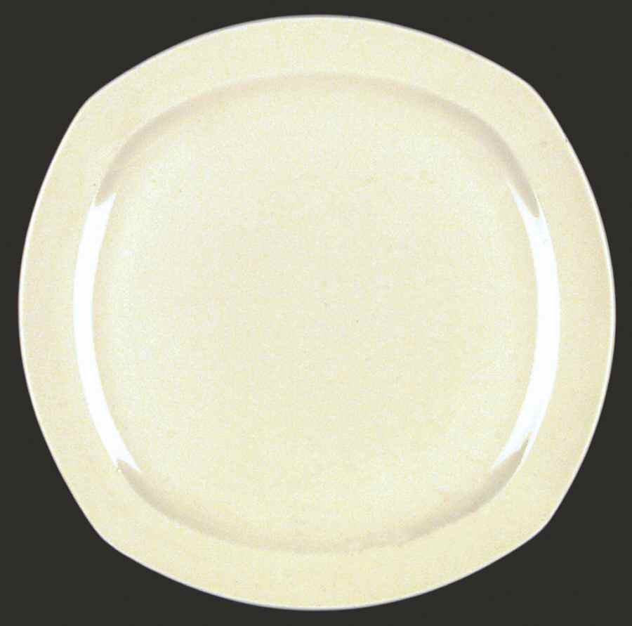 HLC179 Cream Luncheon Plate by Homer Laughlin -1