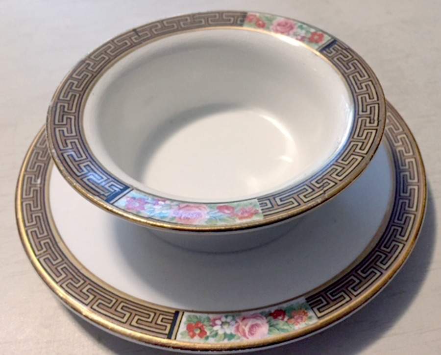 K3115 Ramekin & Saucer Set by Homer Laughlin -1