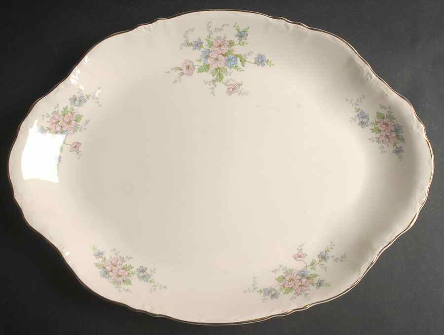 R1434 15" Oval Serving Platter by Homer Laughlin -1