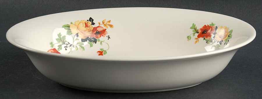 K4124 9" Oval Vegetable Bowl by Homer Laughlin -1
