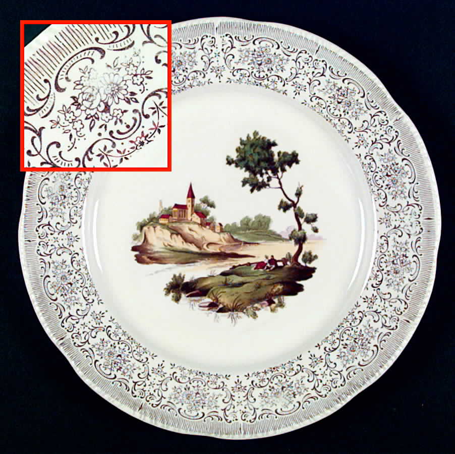 HLC542 Dinner Plate by Homer Laughlin -1