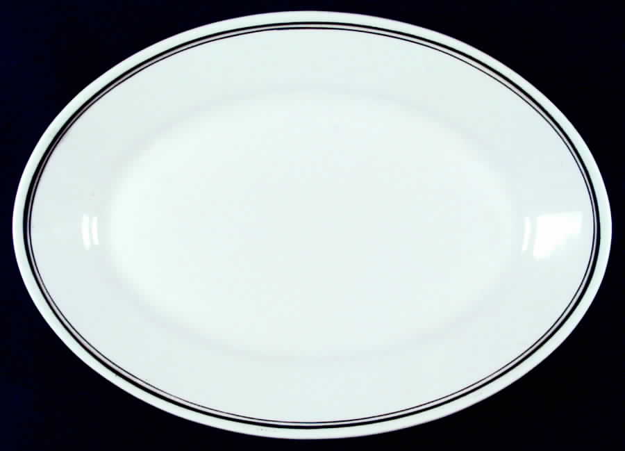 HLC552 14" Oval Serving Platter by Homer Laughlin -1