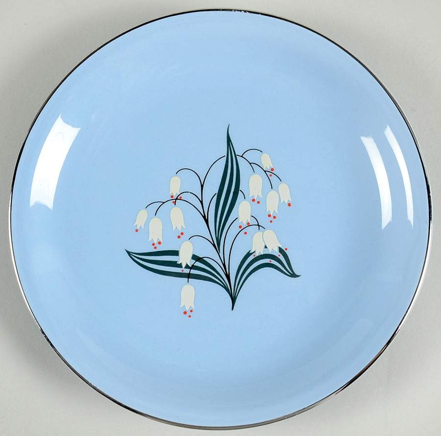 Blue Mist Bread & Butter Plate by Homer Laughlin -1