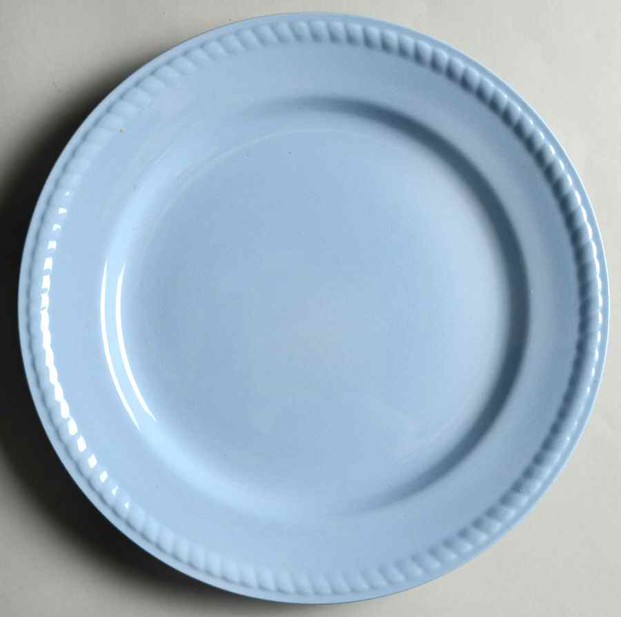 Kraft Blue Luncheon Plate by Homer Laughlin -1