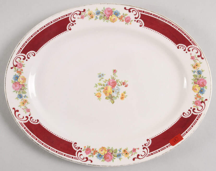 Majestic 11" Oval Serving Platter by Homer Laughlin -1