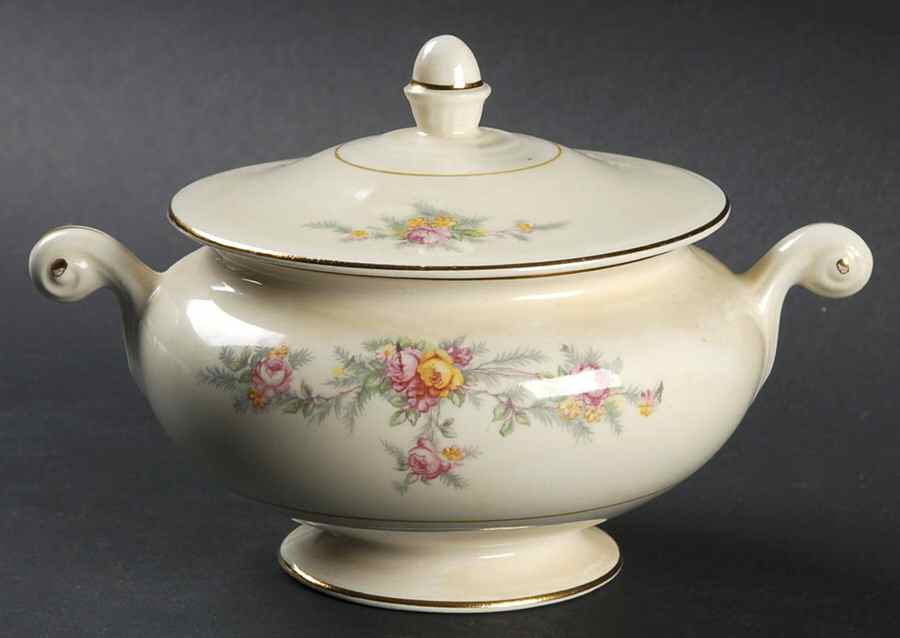N1627 Sugar Bowl & Lid by Homer Laughlin -1