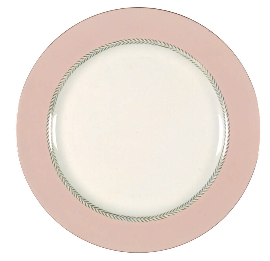 Pink Laurel Dinner Plate by Homer Laughlin -1
