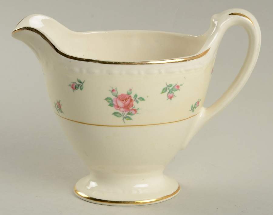 Rambler Rose Creamer by Homer Laughlin -1