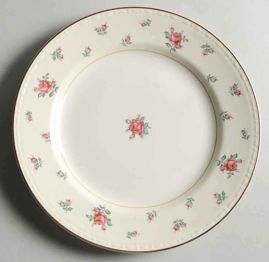 Rambler Rose Salad Plate by Homer Laughlin -1