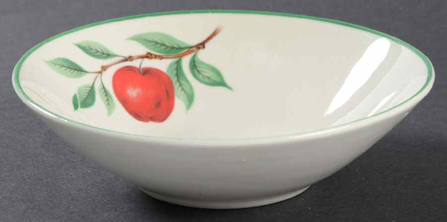 Red Apple Fruit/Dessert (Sauce) Bowl by Homer Laughlin -1