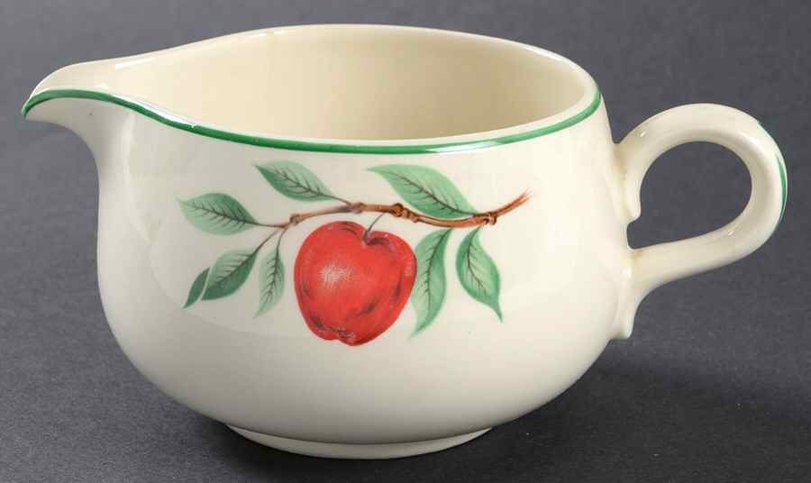 Red Apple Creamer by Homer Laughlin -1
