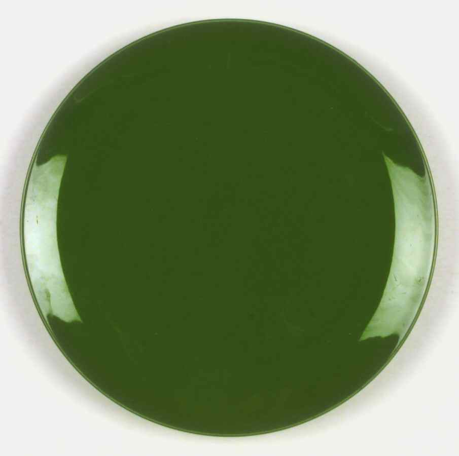 Rhythm Forest Green Dinner Plate by Homer Laughlin -1