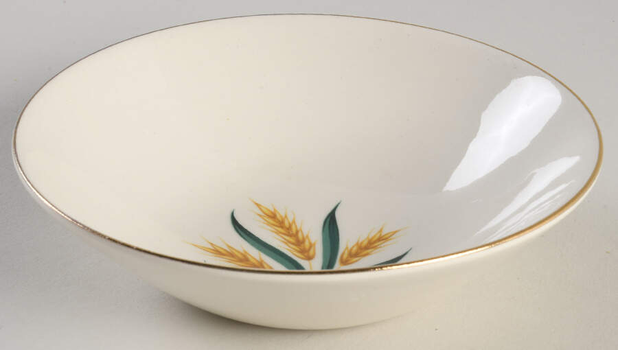 Royal Harvest (Gold Trim) Fruit/Dessert (Sauce) Bowl by Homer Laughlin -1