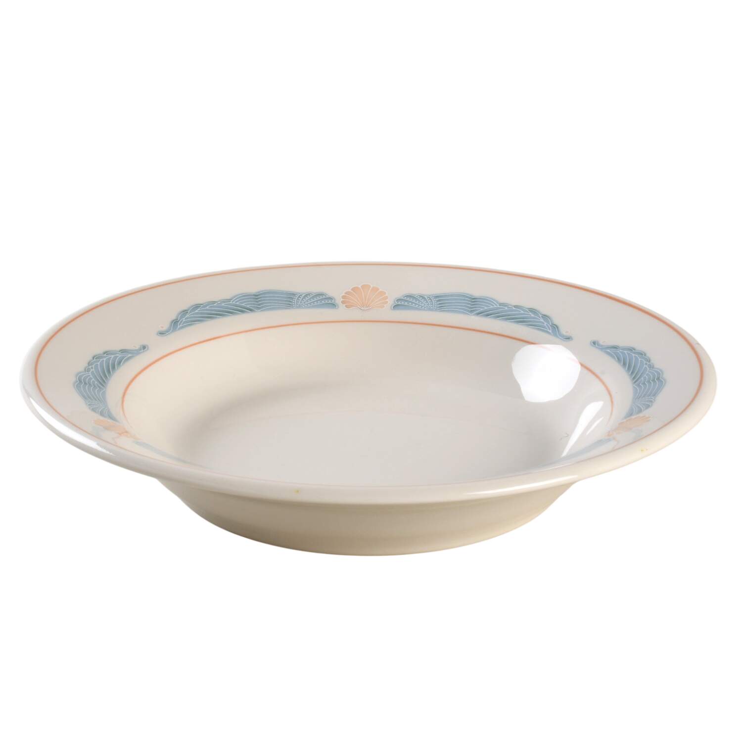 Seashell Large Rim Soup Bowl by Homer Laughlin -1
