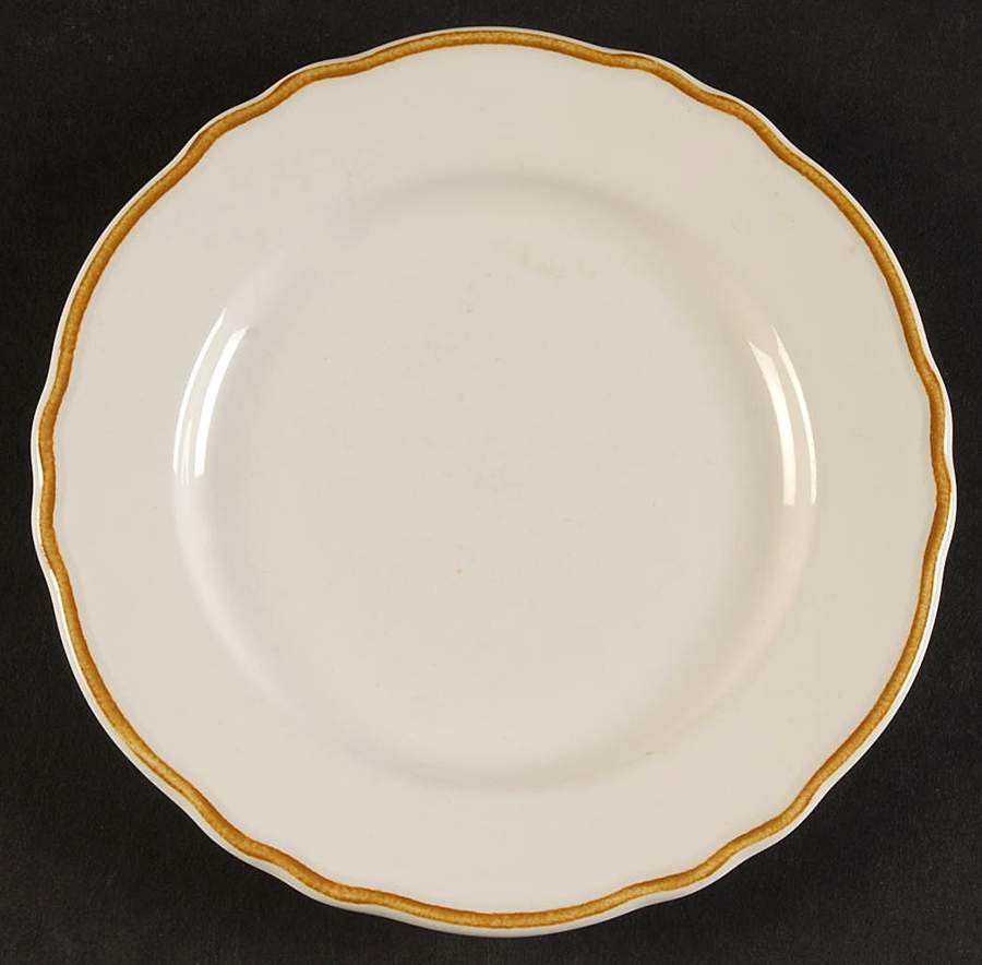 Styleline Gold Bread & Butter Plate by Homer Laughlin -1