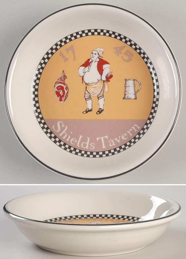 Williamsburg Seville Shape Coupe Soup Bowl by Homer Laughlin -1