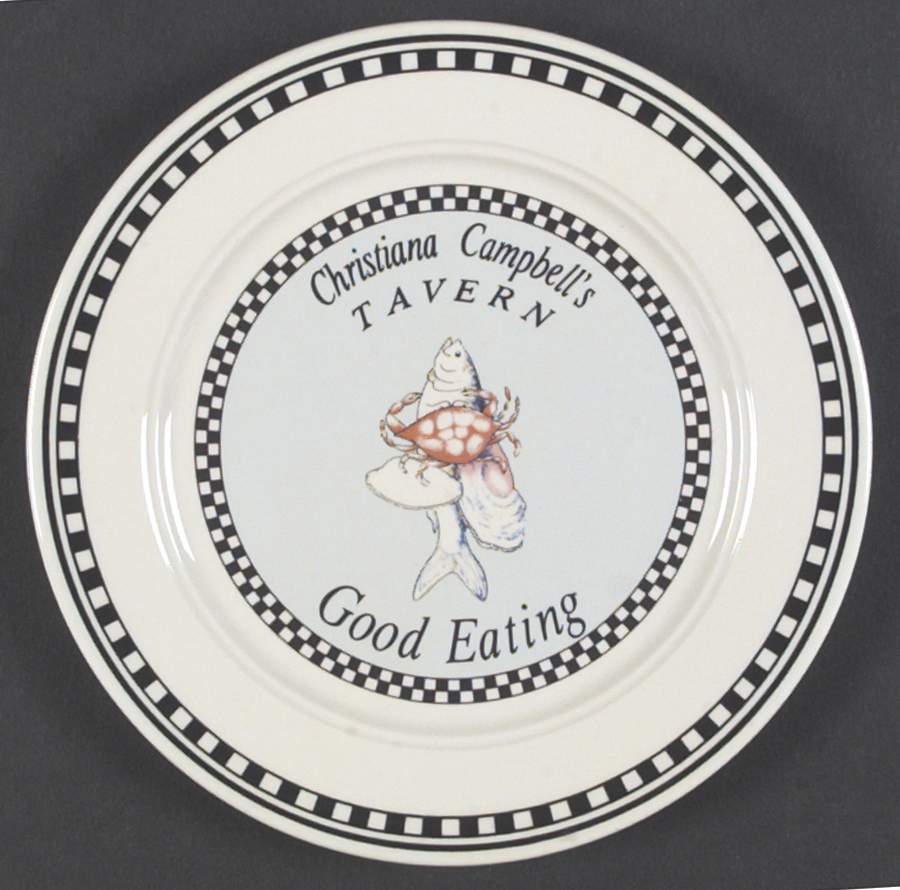 Williamsburg Seville Shape Luncheon Plate by Homer Laughlin -1
