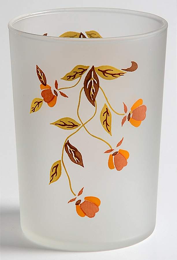 Autumn Leaf 8 Oz Glassware Frosted Tumbler by Hall-1