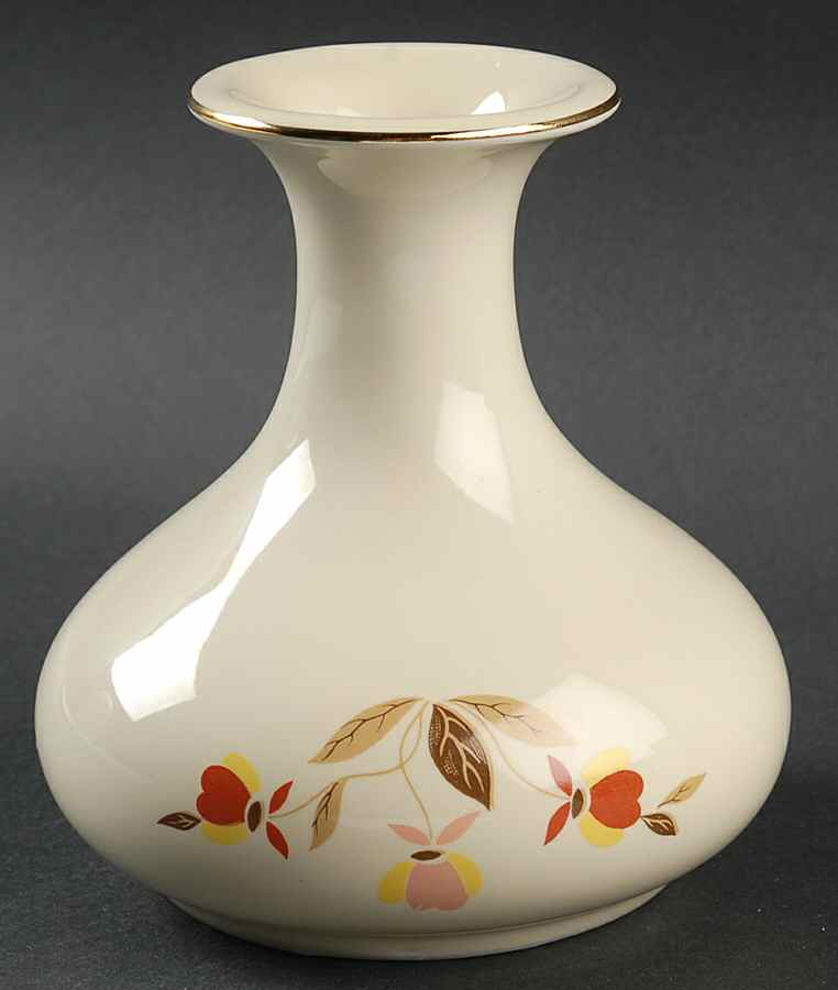 Autumn Leaf Edgewater Vase by Hall-1
