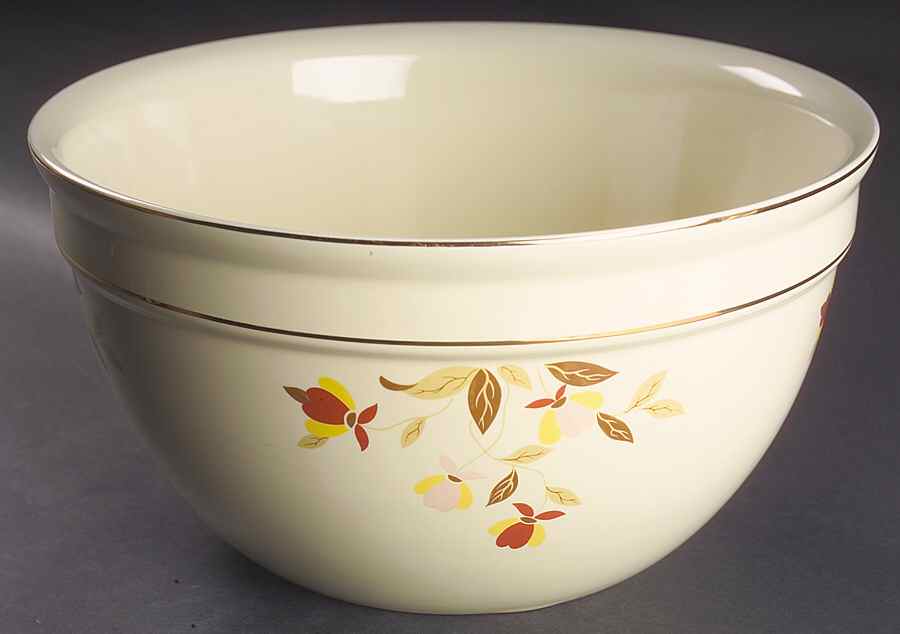 Autumn Leaf Punch Bowl by Hall-1
