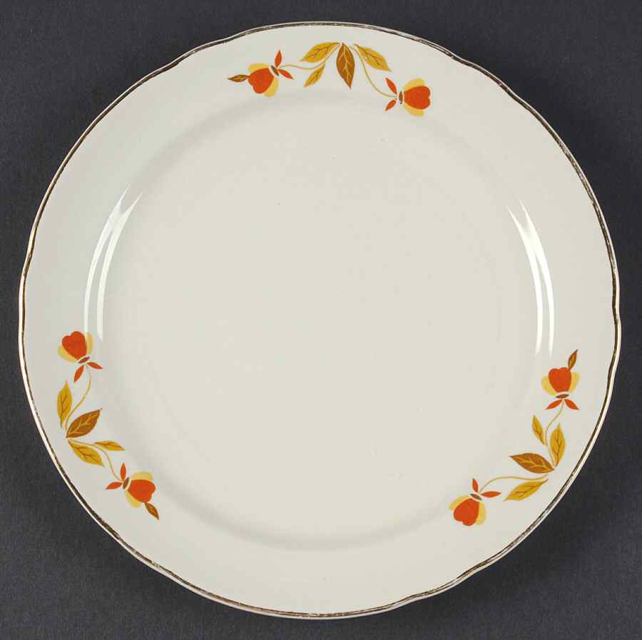 Autumn Leaf Salad Plate by Hall-1