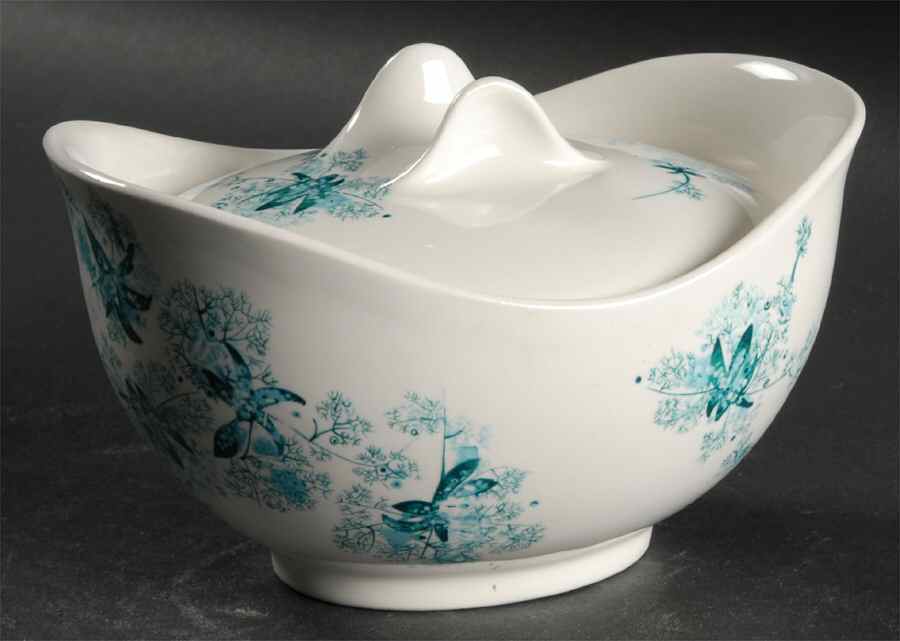 Frost Flowers Individual Casserole & Lid by Hall-1