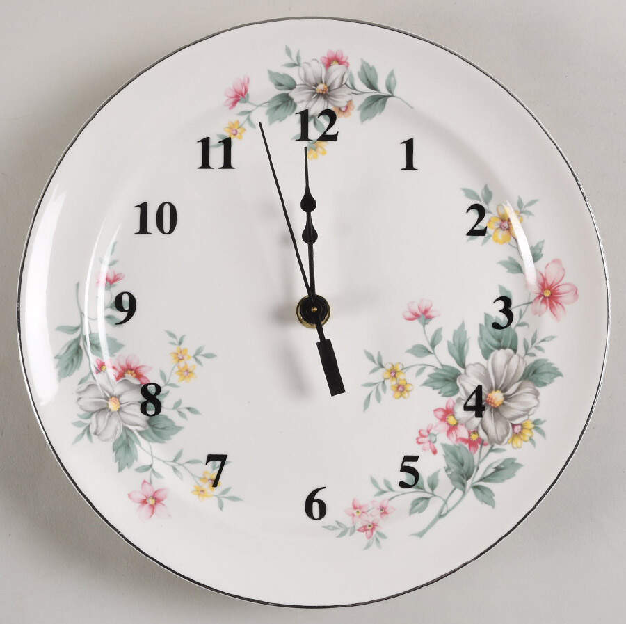 Springtime 1-2" depth  Clock Plate HC by Hall-1