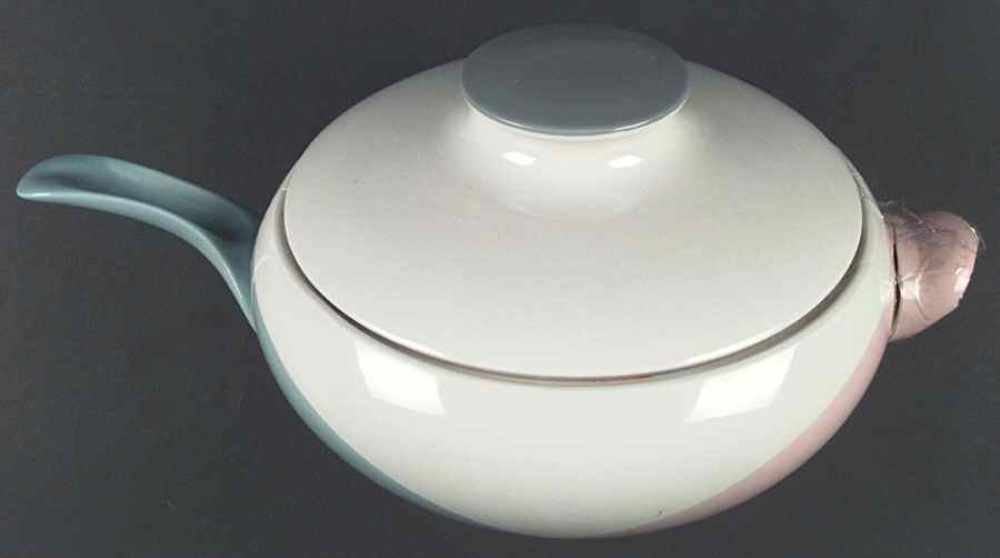 Tri Tone Tureen &  Lid by Hall-1