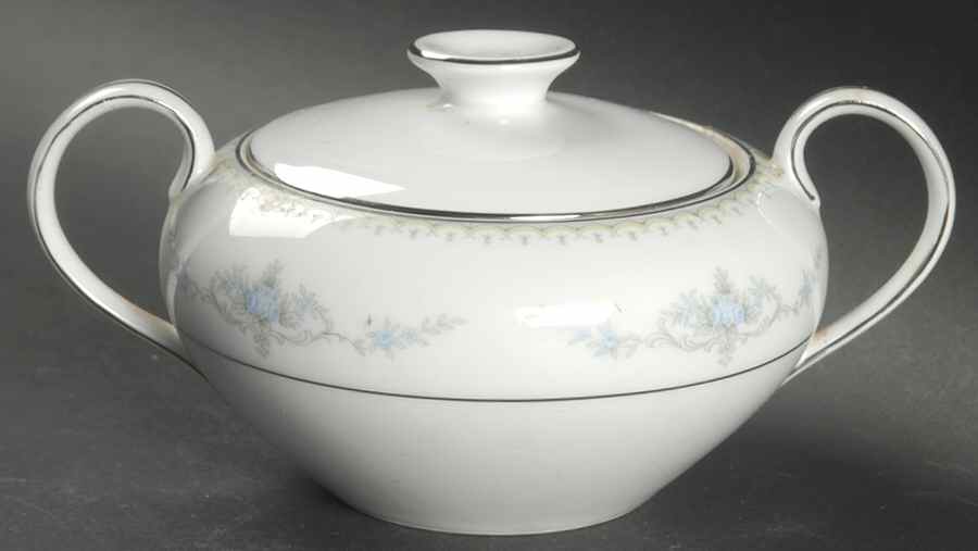 Glendale Sugar Bowl & Lid by Hampton (Japan)-1