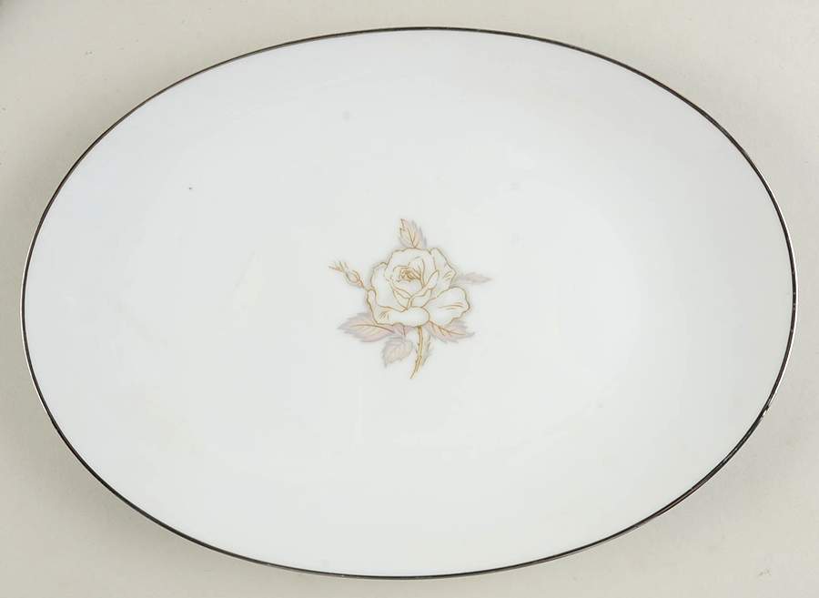 Madison (Japan) 12" Oval Serving Platter by Hampton (Japan)-1
