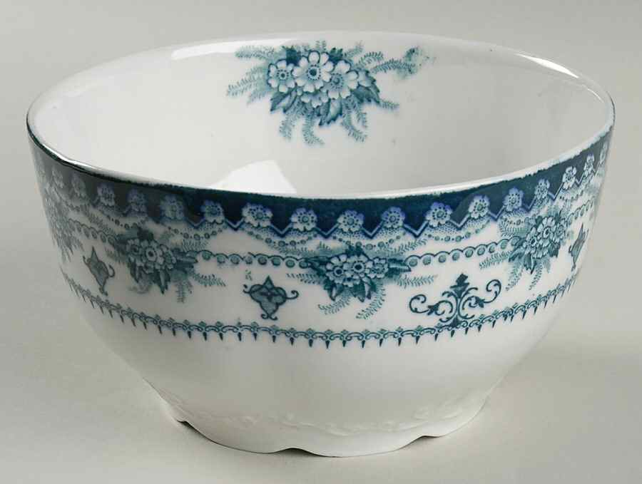 Maltese Blue Green Cranberry Bowl by Upper Hanley-1