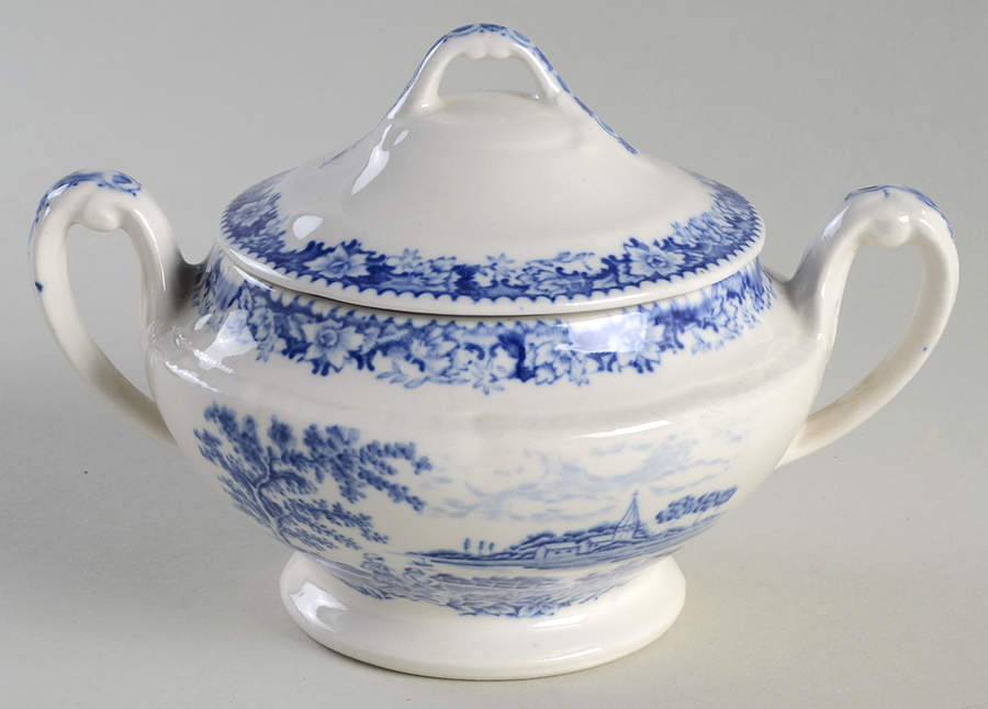 Silverdale Sugar Bowl & Lid by Swinnertons-1