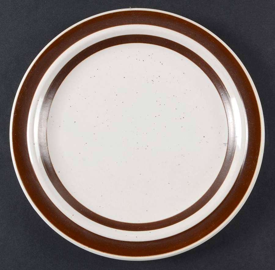 Brown Stone Salad Plate by Haniwa-1