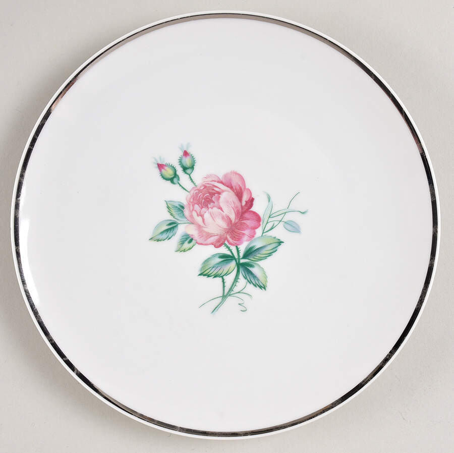 Dresden Rose Salad Plate by Home Arts-1