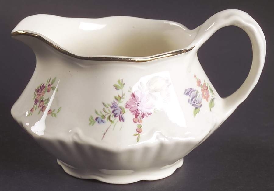 Priscilla Cream (Scalloped) Creamer by Household Institute-1